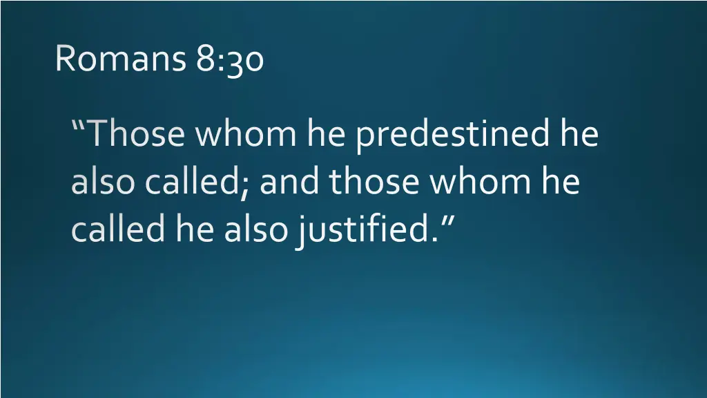 romans 8 30