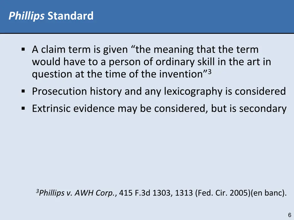 phillips standard