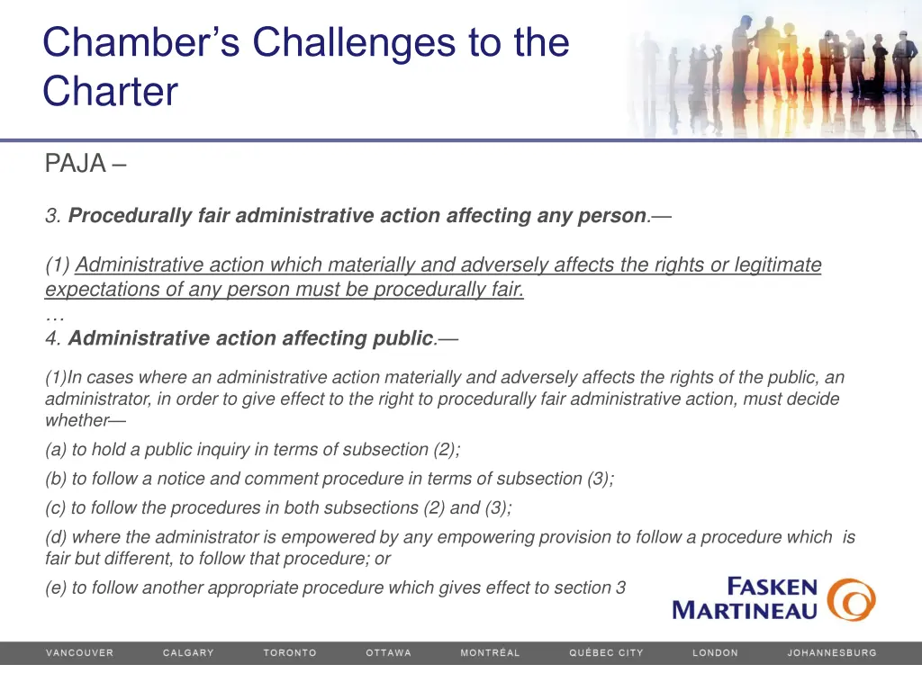 chamber s challenges to the charter 2