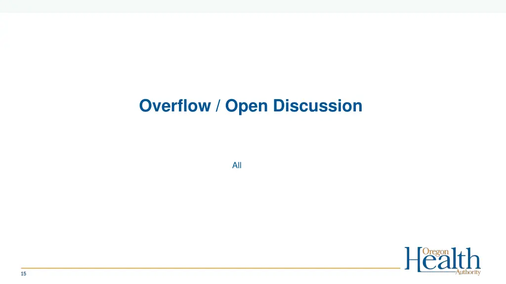 overflow open discussion