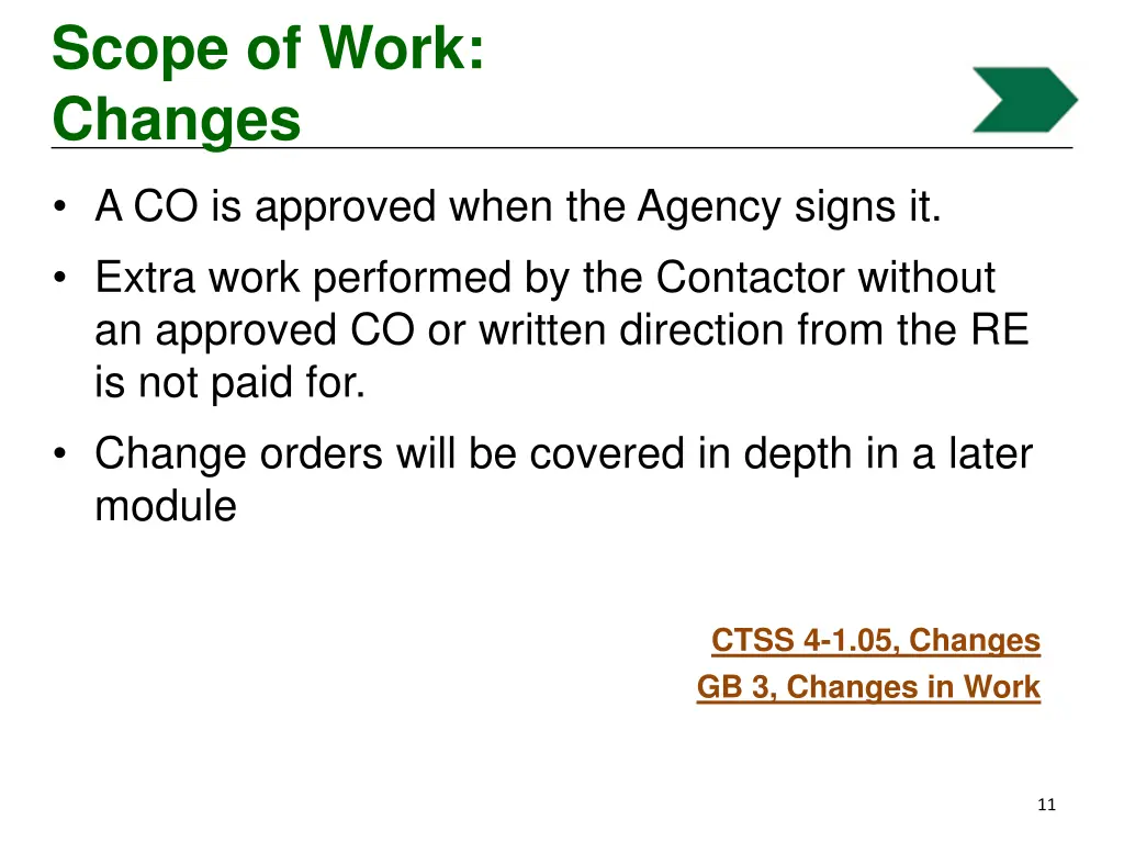 scope of work changes 2