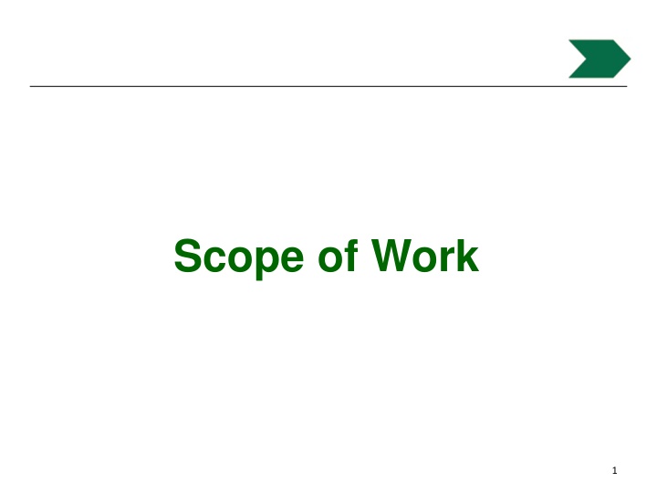 scope of work