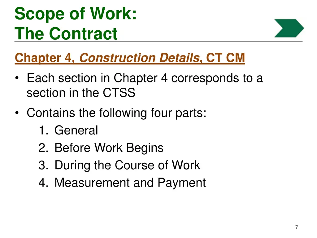 scope of work the contract 4