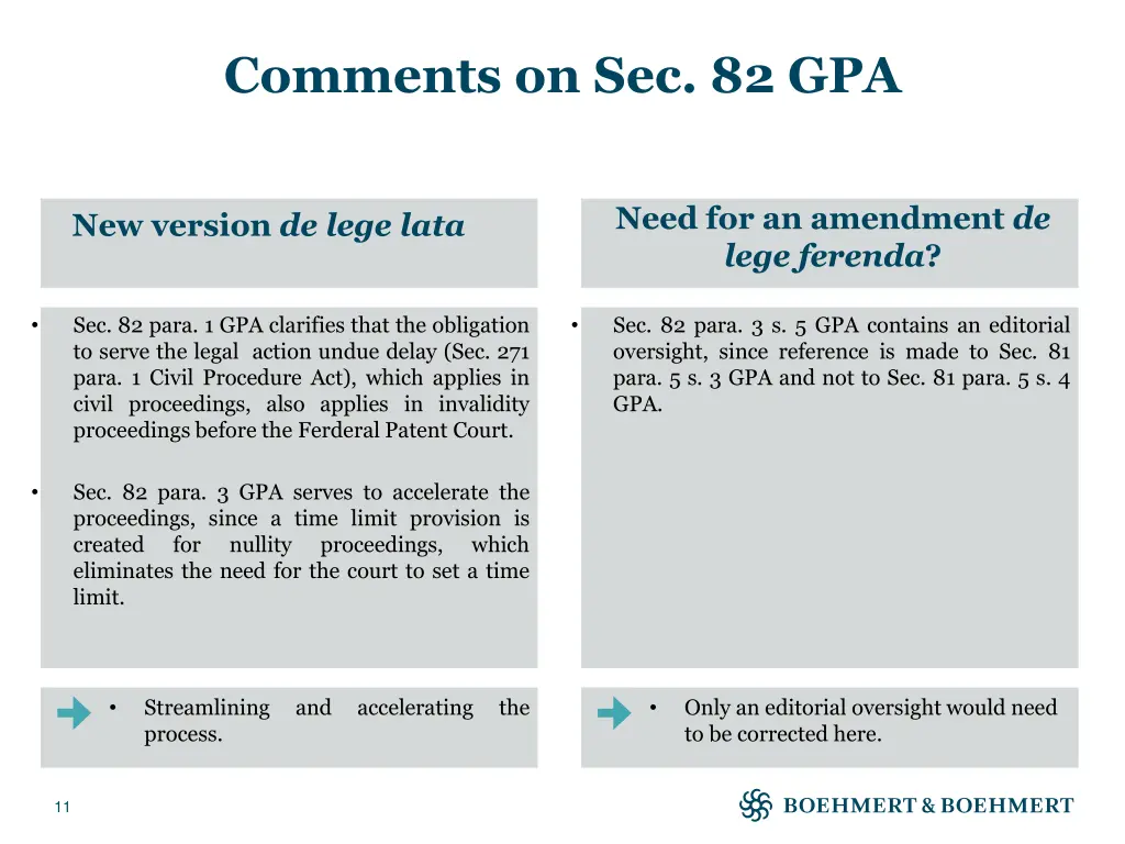 comments on sec 82 gpa