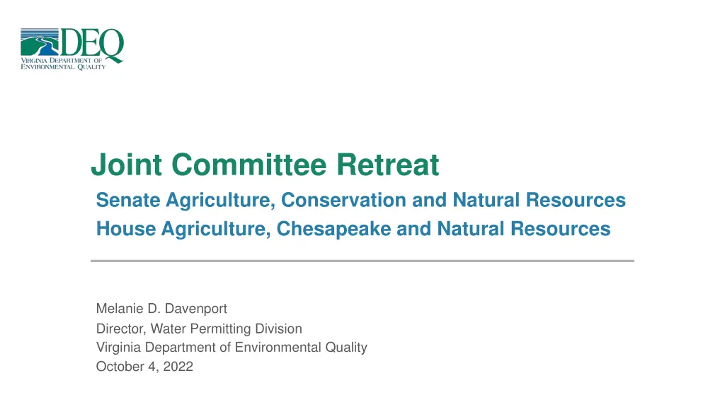 joint committee retreat senate agriculture