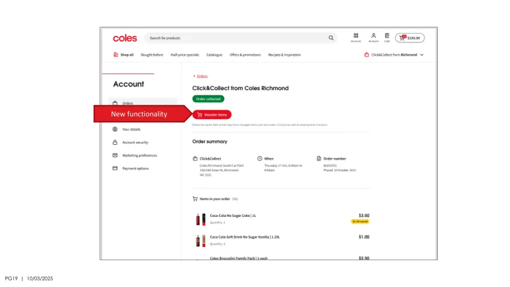 new functionality