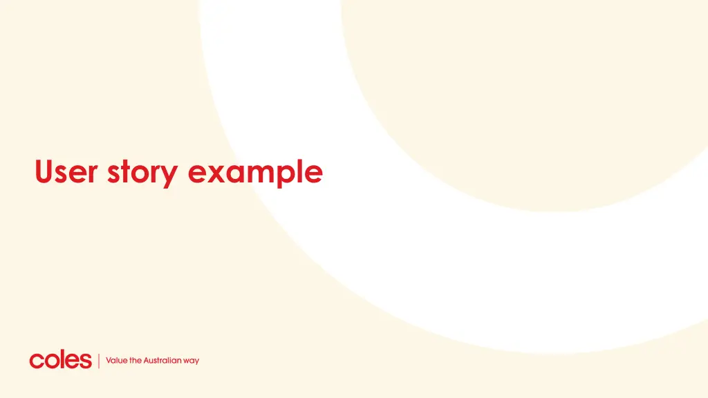user story example