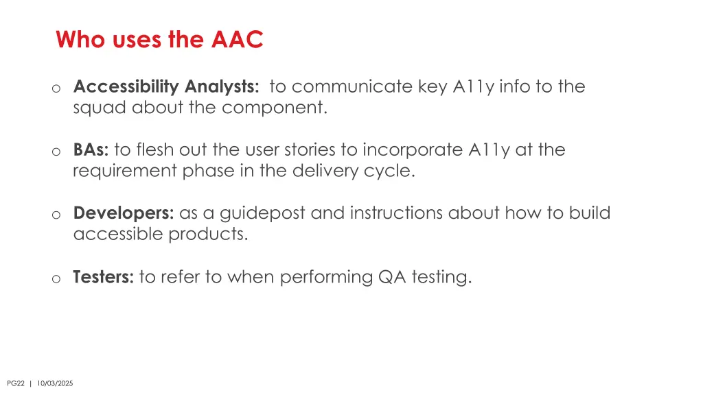 who uses the aac