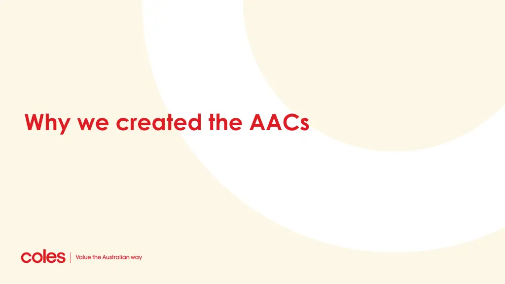 why we created the aacs