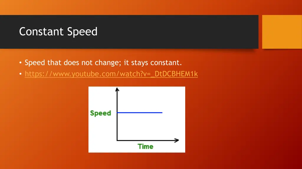 constant speed