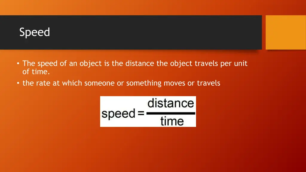 speed