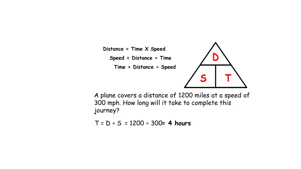 distance time x speed speed distance time time 2