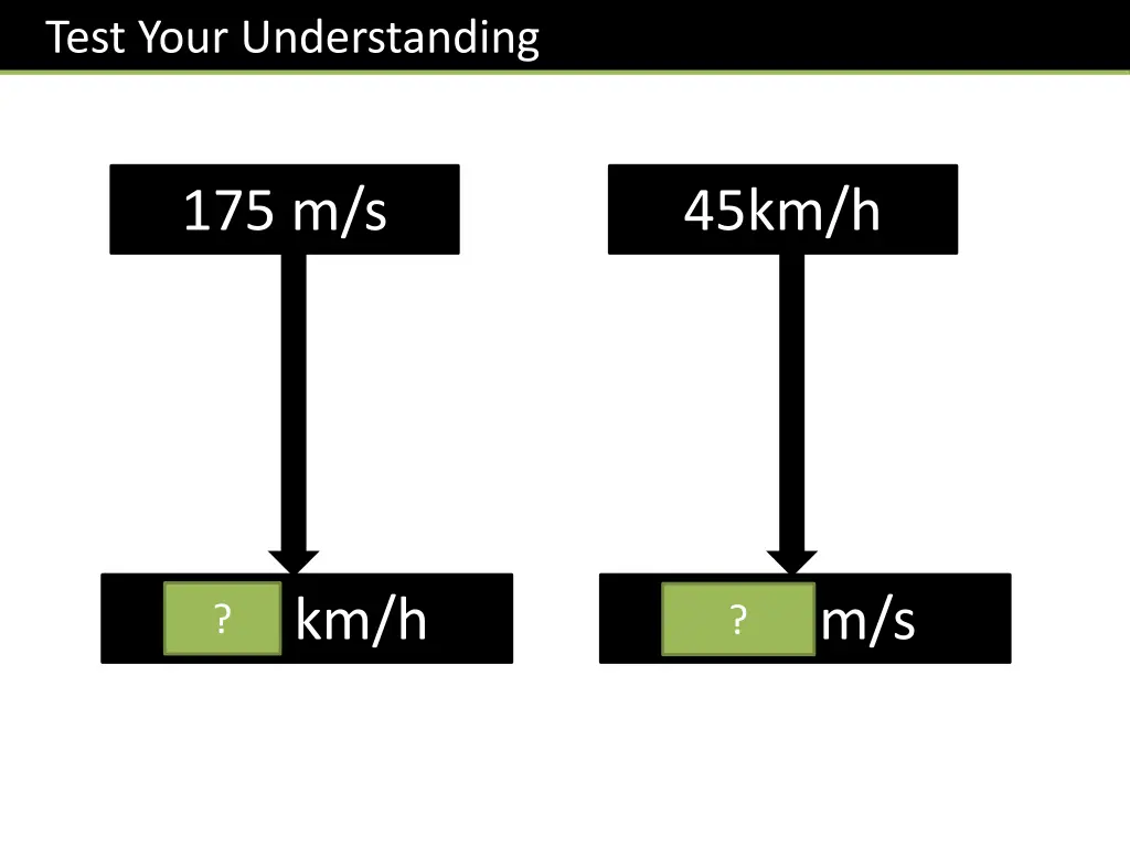 test your understanding