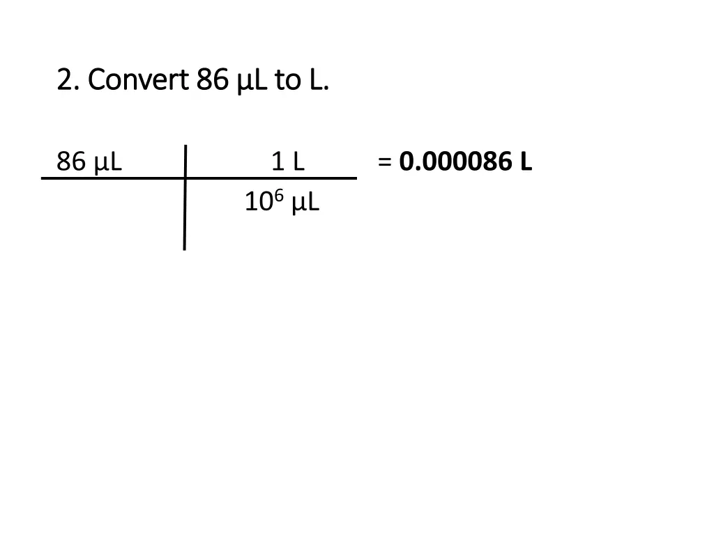 2 2 convert 86 l to l convert 86 l to l