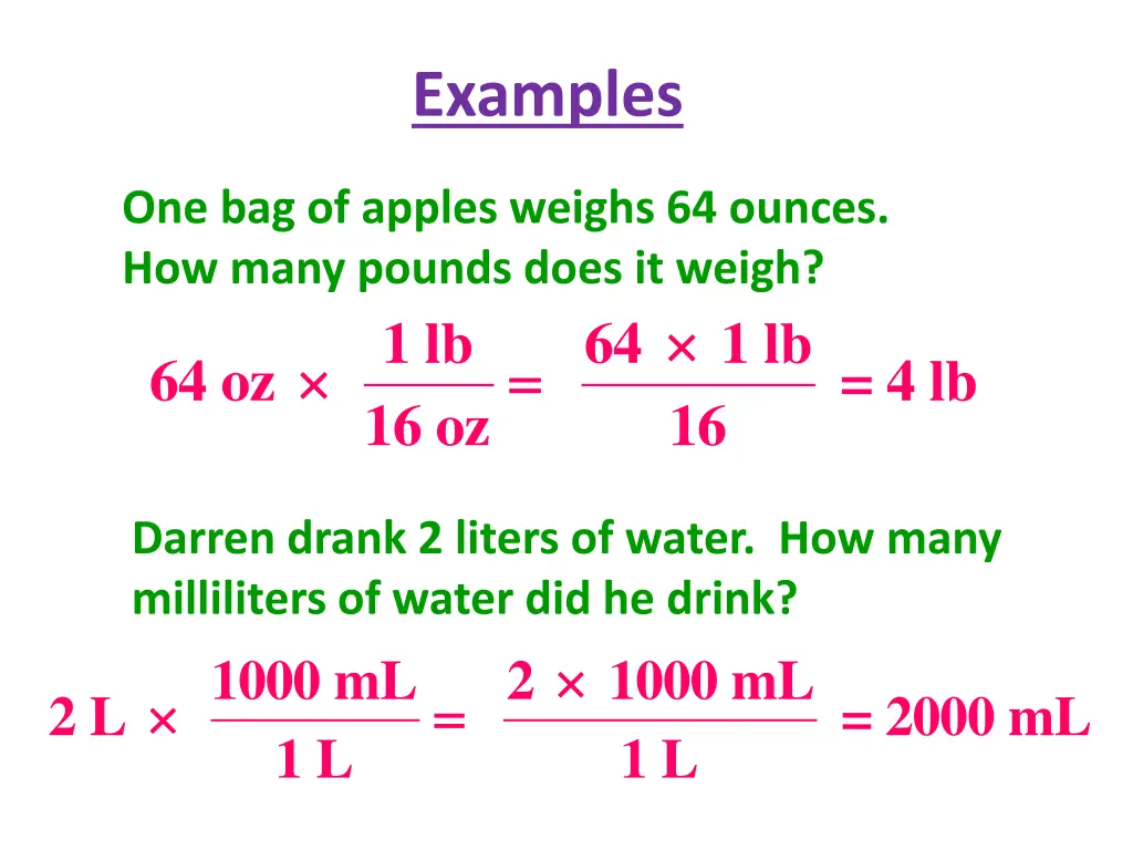 examples