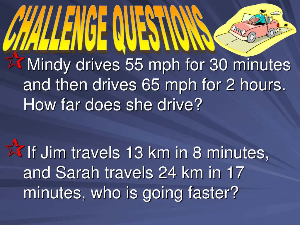 challenge questions