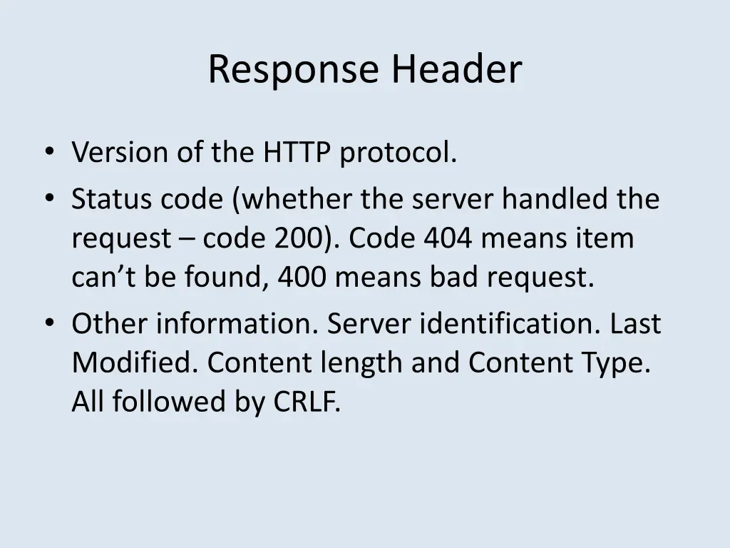 response header