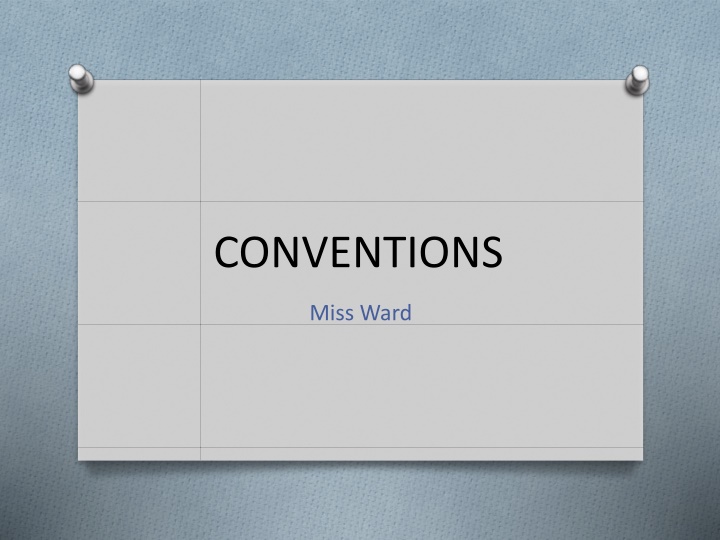 conventions