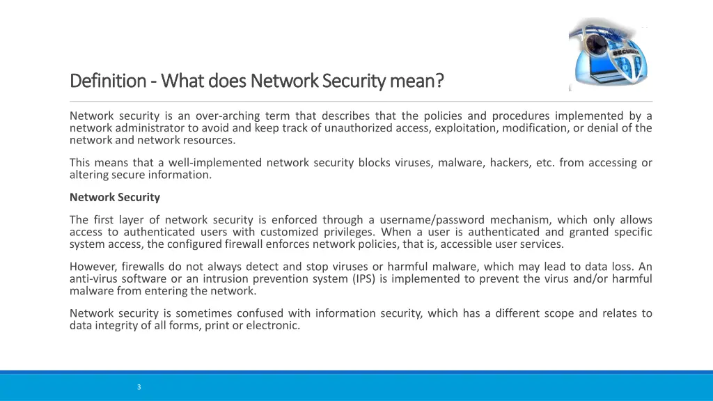 definition definition what does network security 1