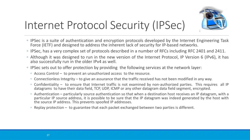 internet protocol security ipsec