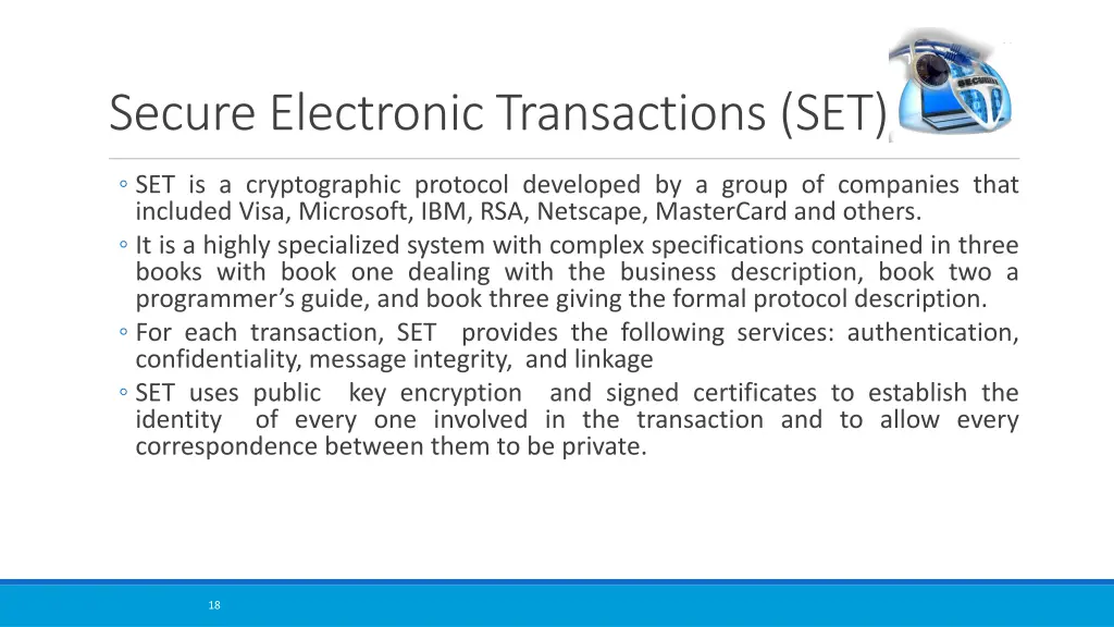secure electronic transactions set