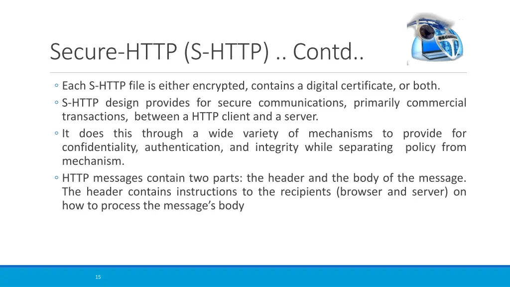 secure http s http contd