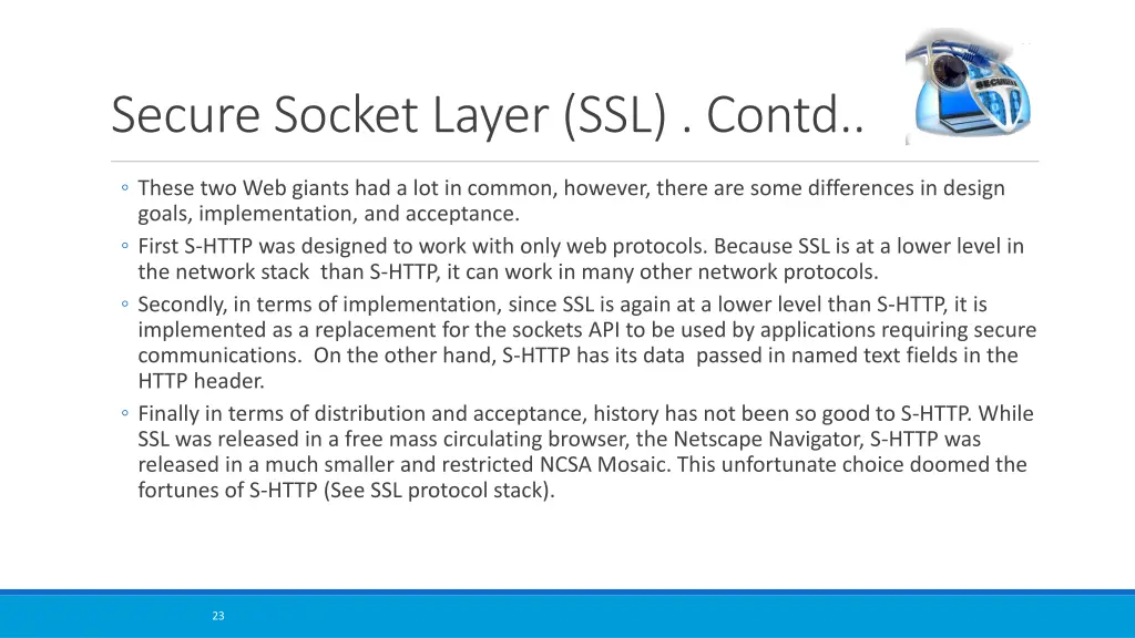 secure socket layer ssl contd