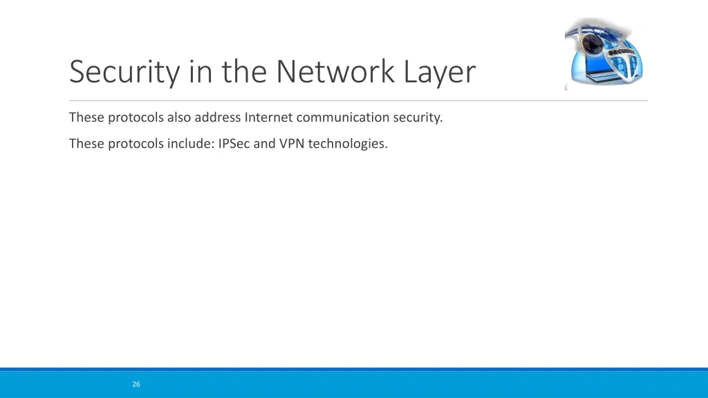 security in the network layer