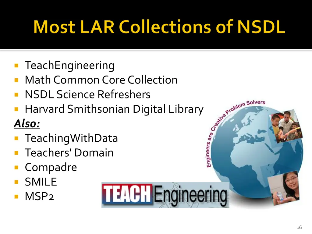 teachengineering math common core collection nsdl