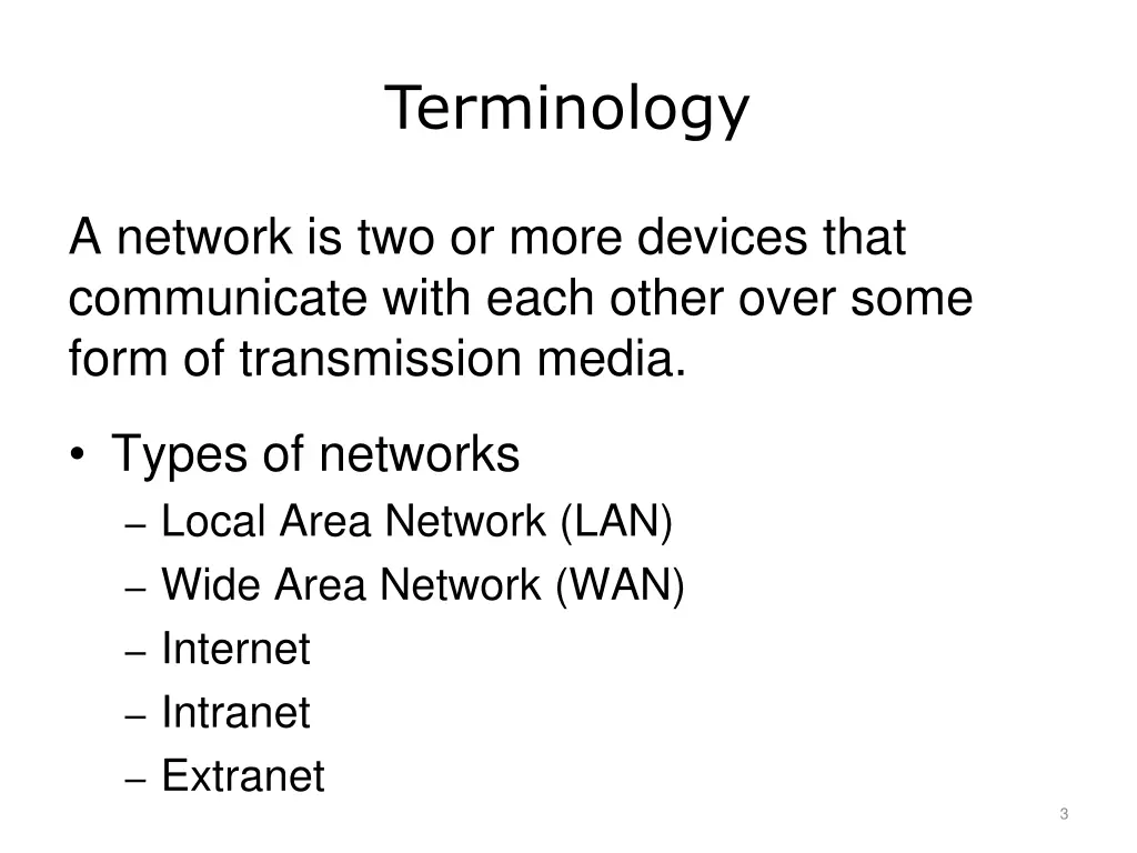 terminology