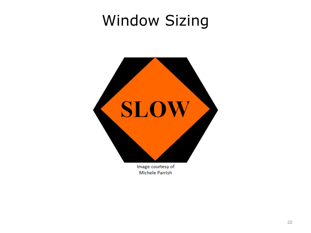 window sizing