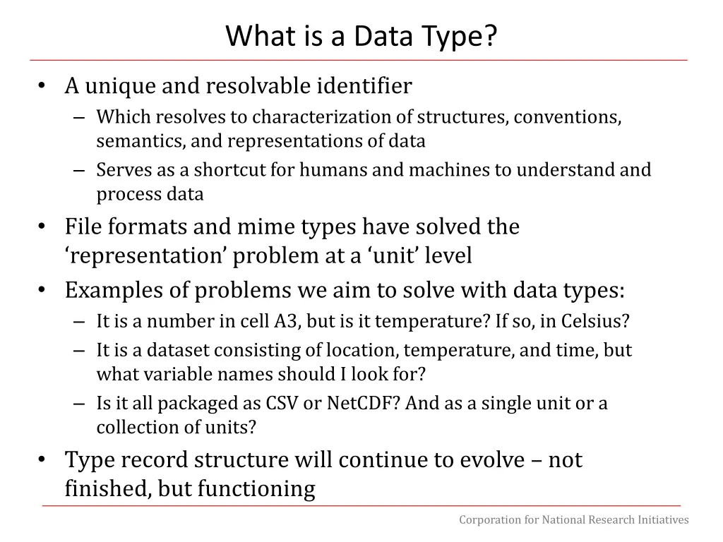 what is a data type