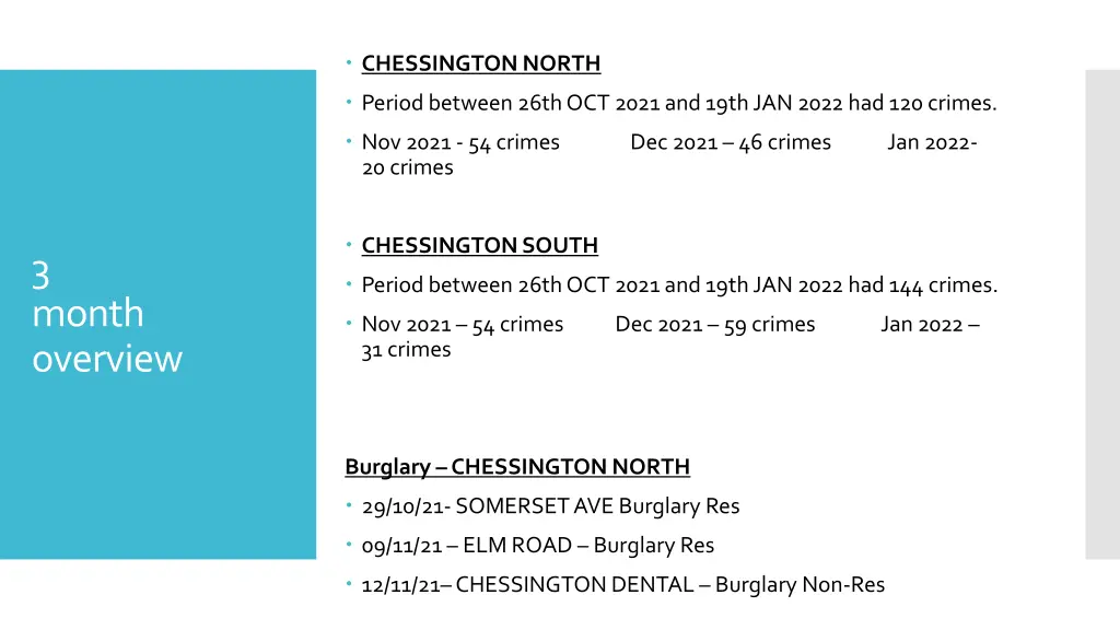 chessington north