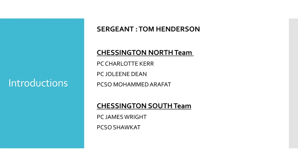 sergeant tom henderson