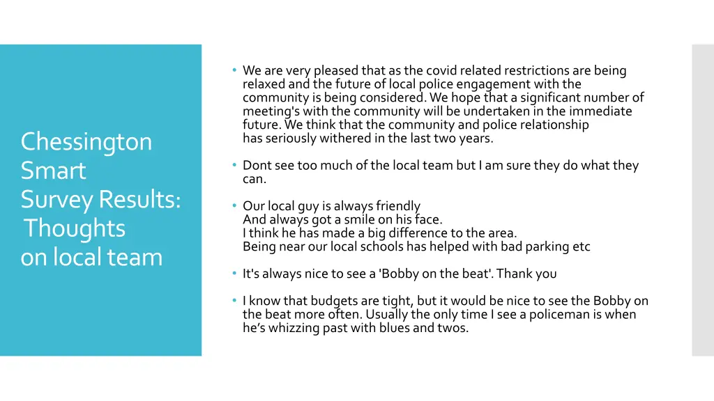 we are very pleased that as the covid related