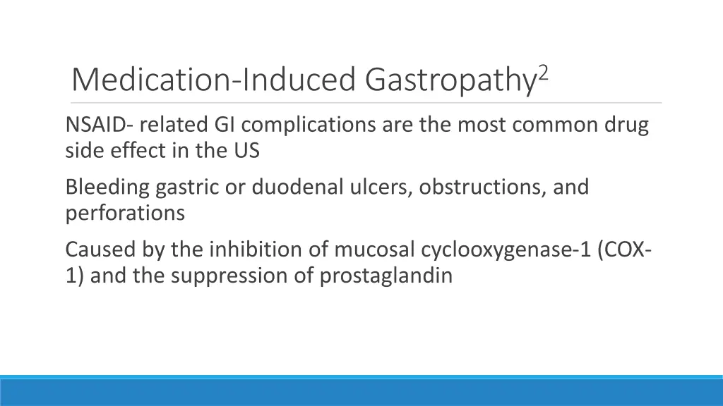 medication induced gastropathy 2
