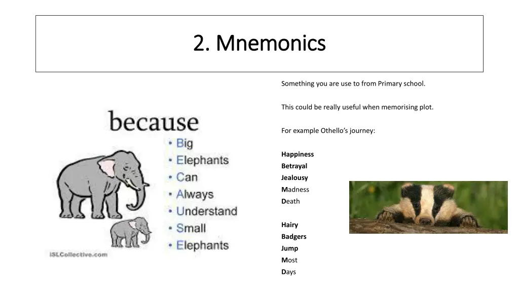 2 mnemonics 2 mnemonics