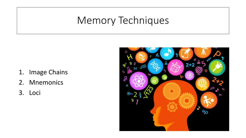 memory techniques