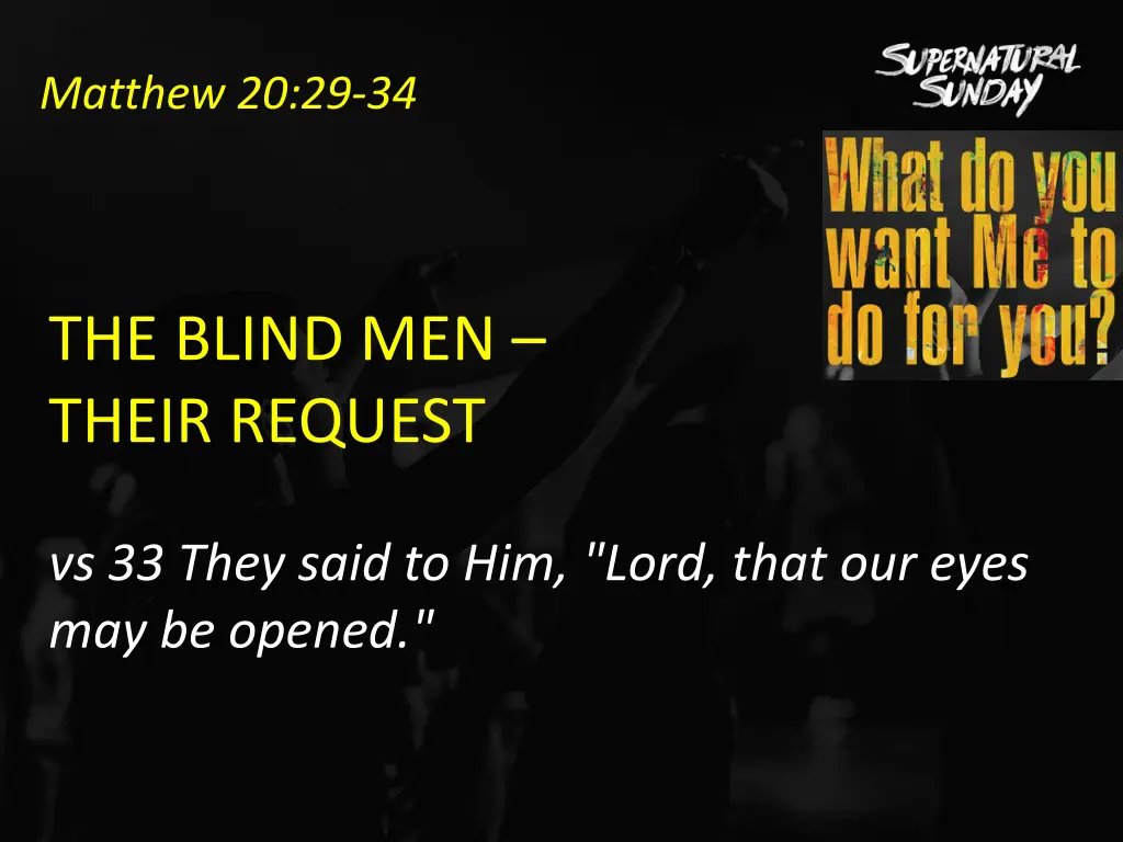 matthew 20 29 34 11