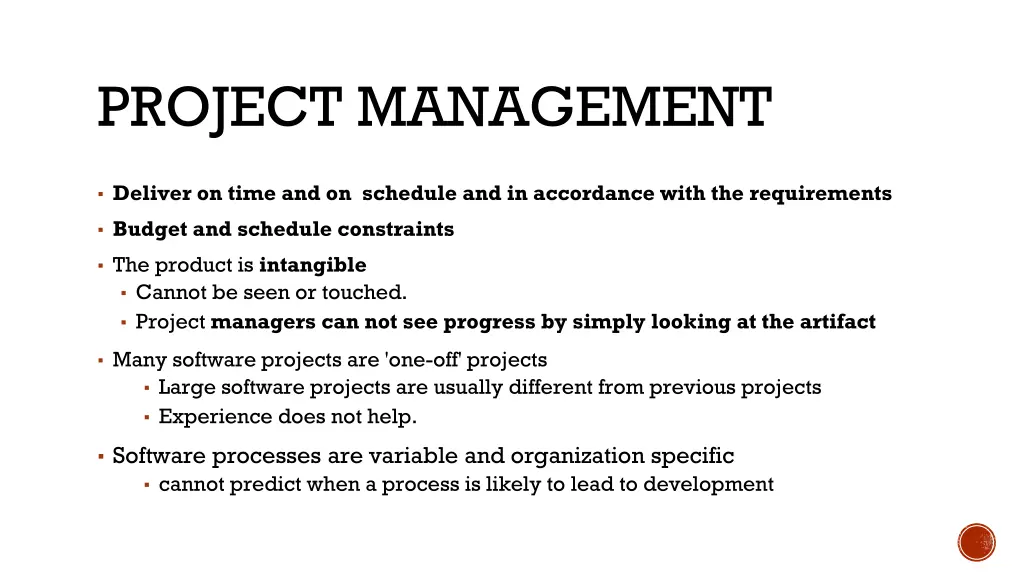 project management