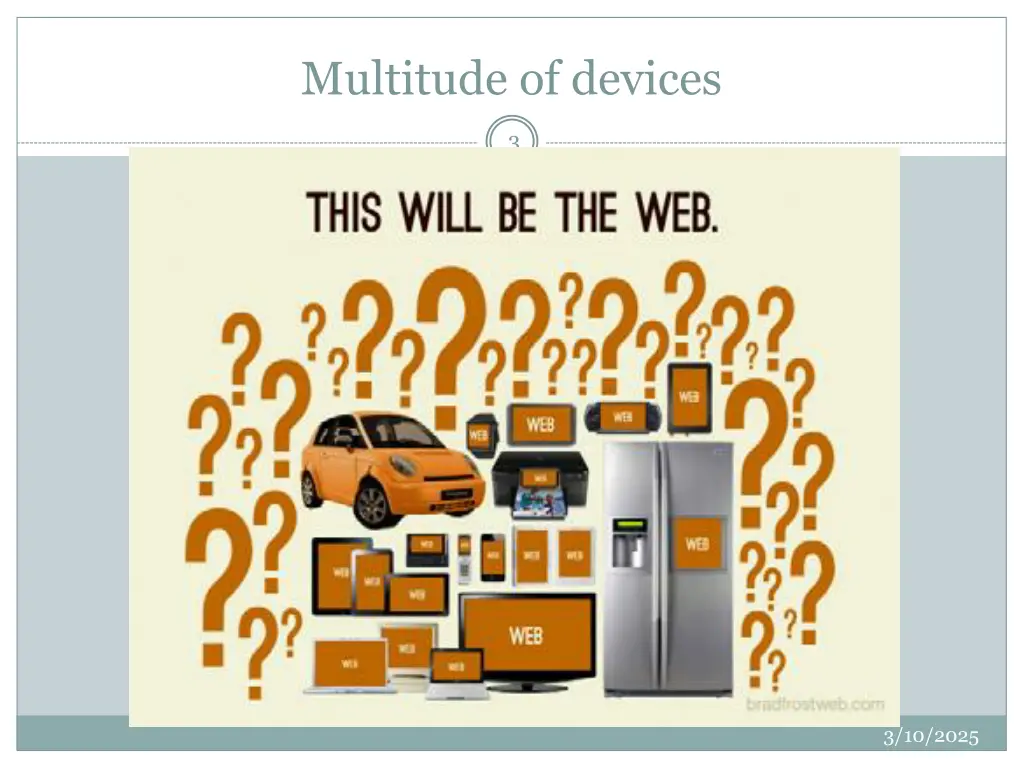 multitude of devices