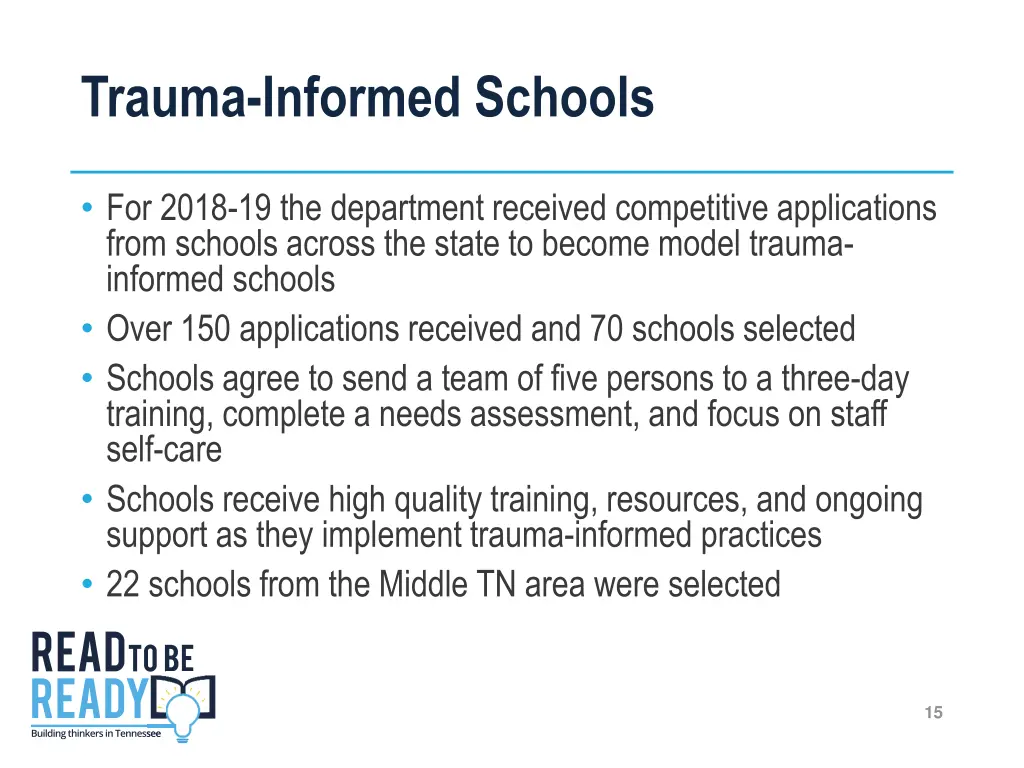 trauma informed schools
