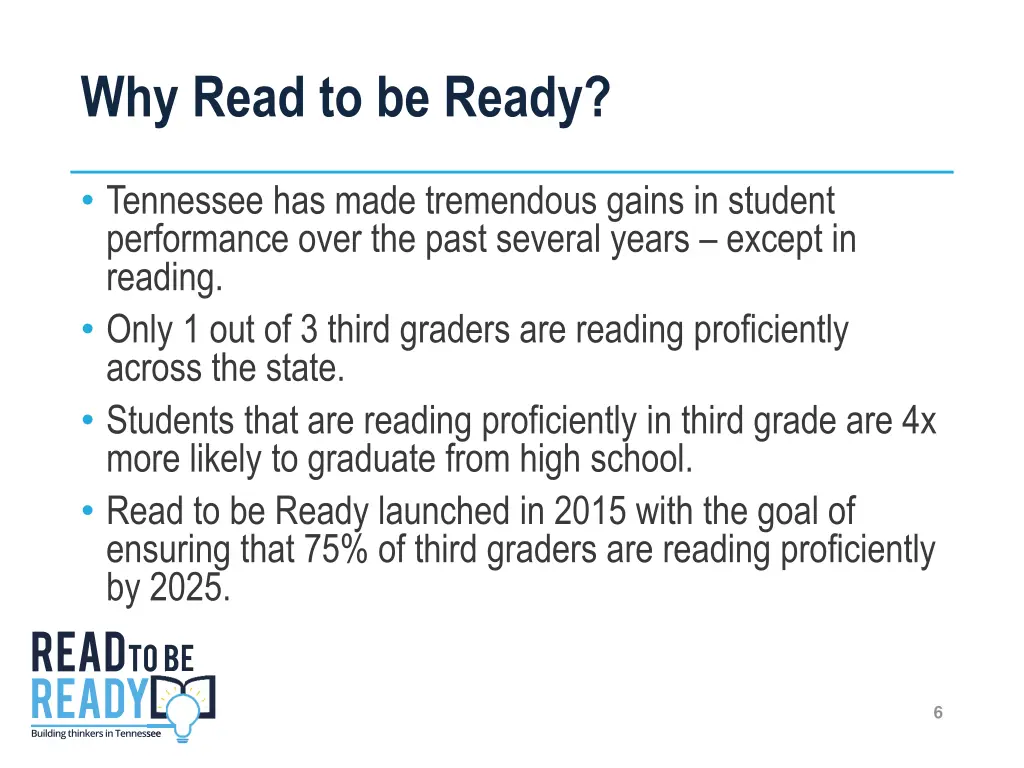 why read to be ready