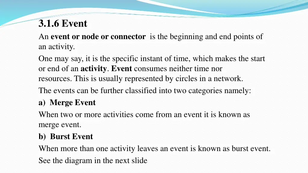 3 1 6 event an event or node or connector