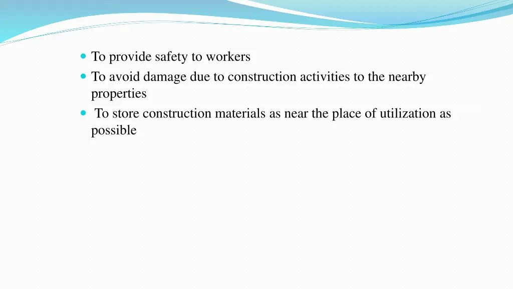 to provide safety to workers to avoid damage