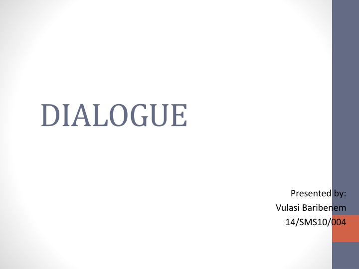 dialogue
