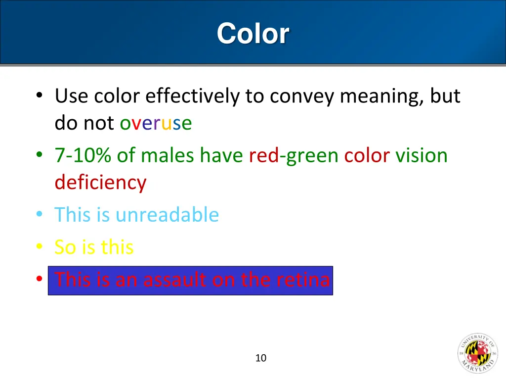 color