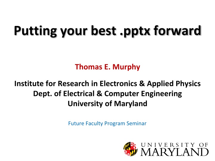 putting your best pptx forward