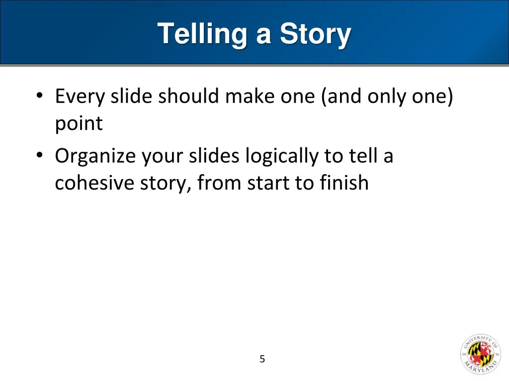 telling a story