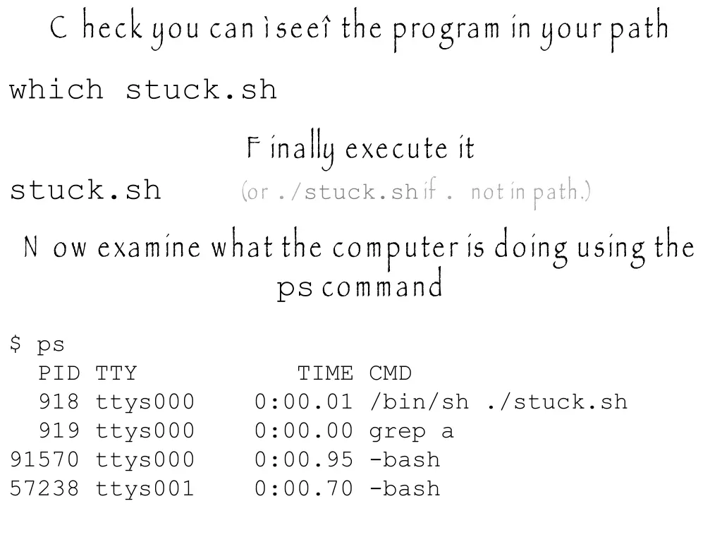 c heck you can see the program in your path which